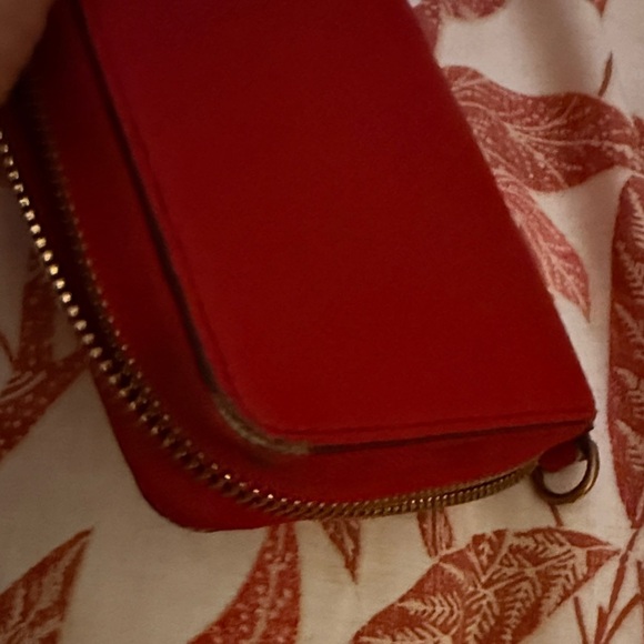 Michael Kors Crimson Zip-Around Wallet - Picture 7 of 9